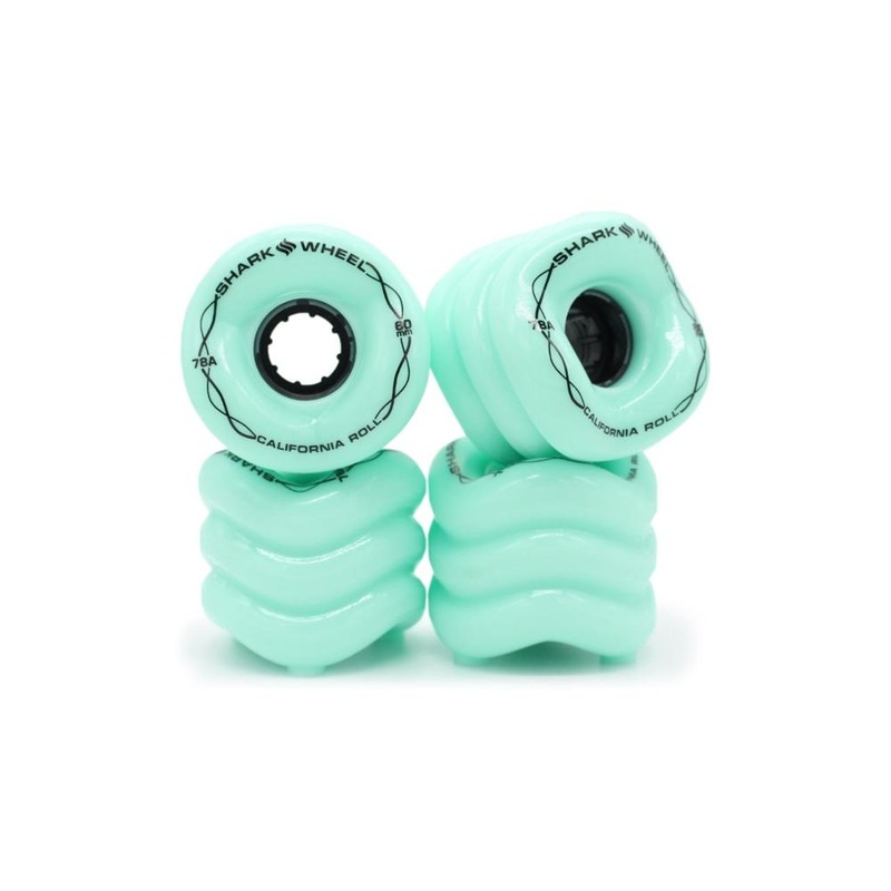 Shark Wheel Seafoam California Roll 60mm Skateboard Wheels