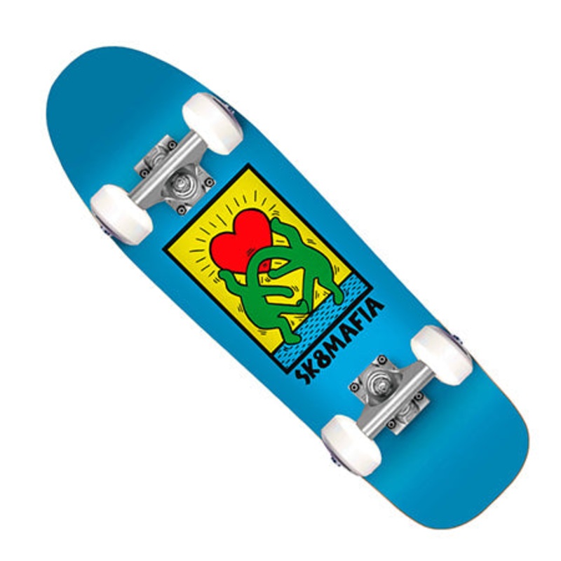 Sk8Mafia One Love Micro Shaped Complete Blue 7.375 x 24.5 WB:8.75
