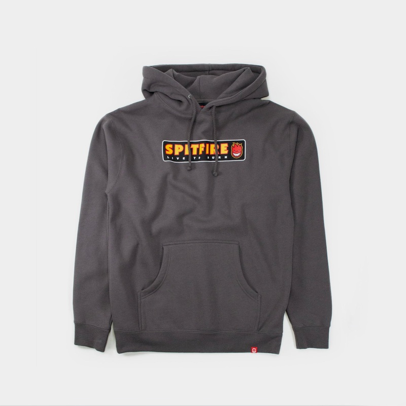 Spitfire Ltb Hooded Sweat – Charcoal/ Multi S