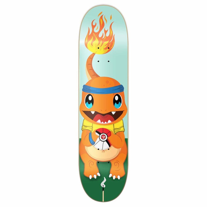 Yocaher Graphic Skateboard Deck  – PIKA Series – Charm 7.5″
