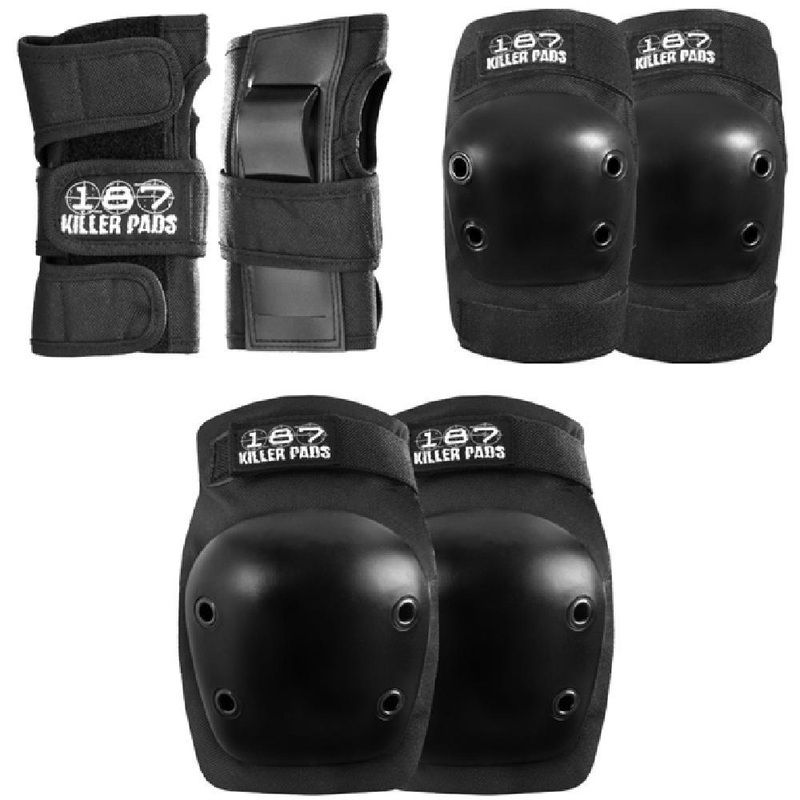 187 6-Pack Pad Set Jr-Black