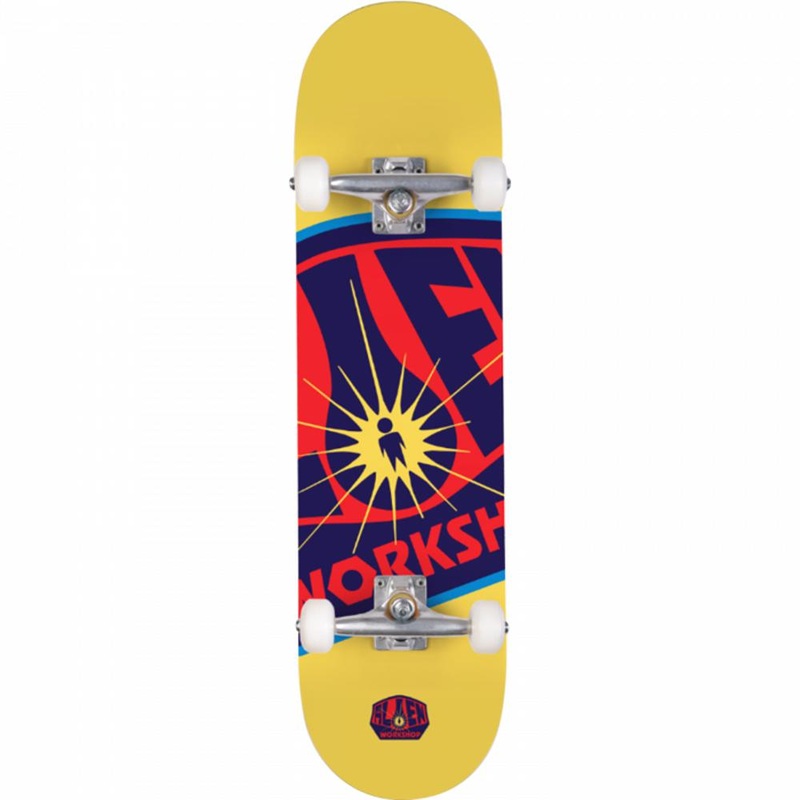 Alien Workshop Logo Yellow 8.0″ Skateboard Complete Complete