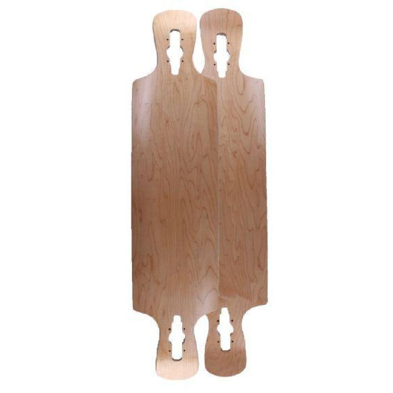 Blank Drop Through Double Kick 42″ Longboard Deck Deck