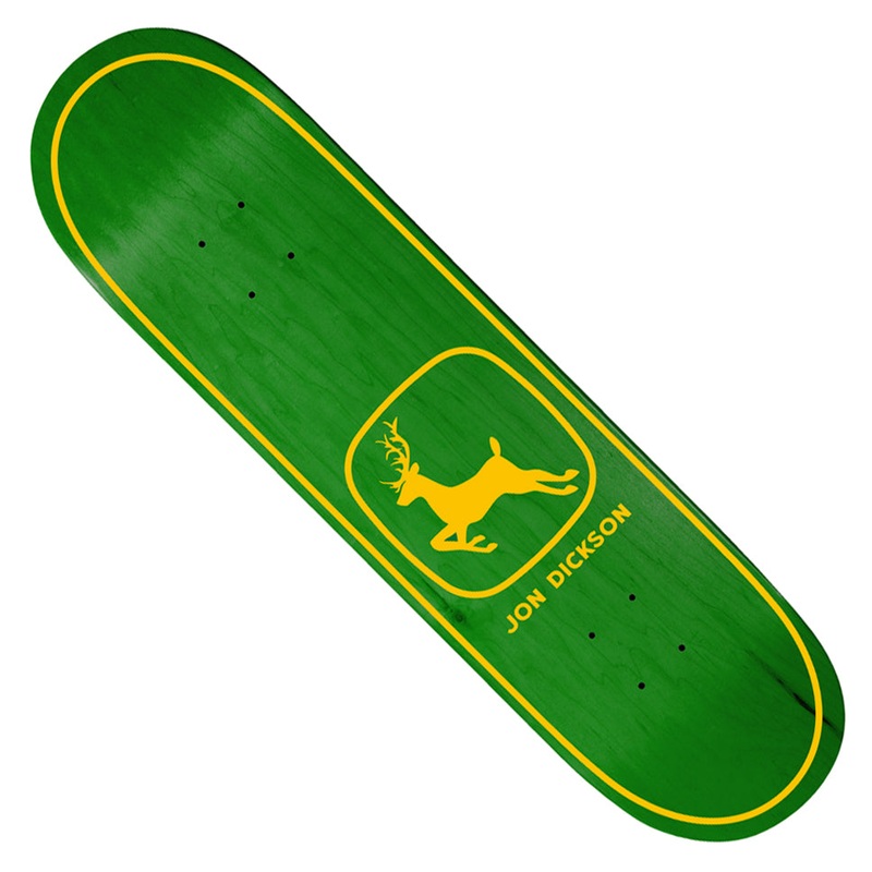 Deathwish Jon Dickson Engine Deck Green 8.475 x 31.875 WB:14.25
