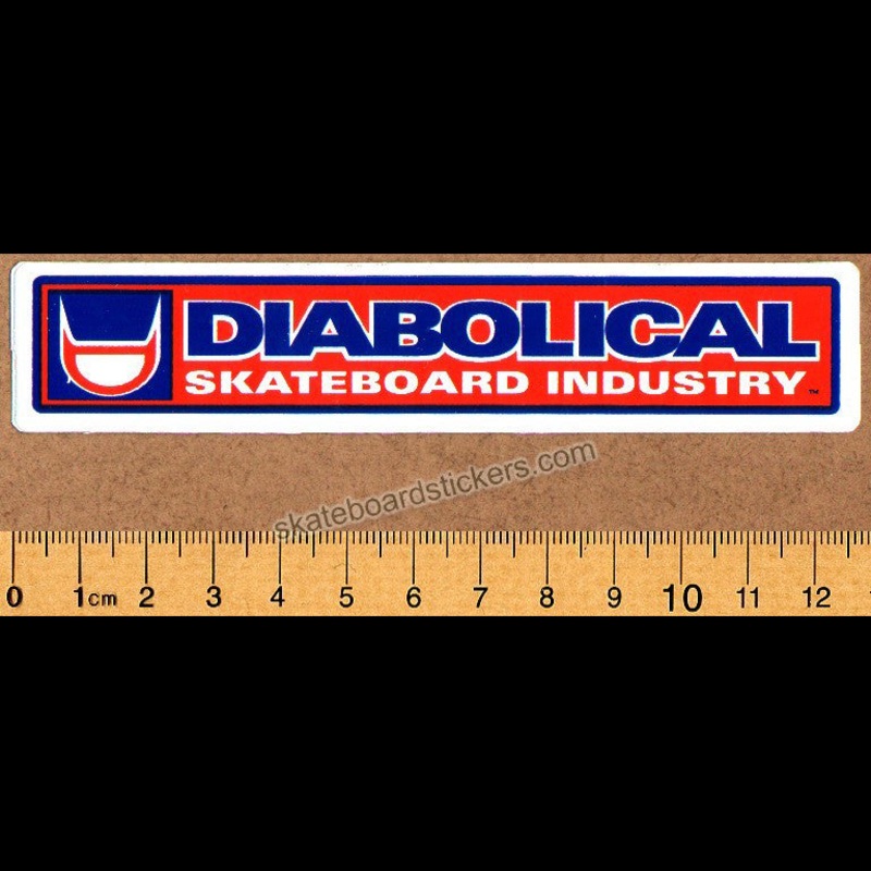 Diabolical Skateboard Industry Skateboard Sticker