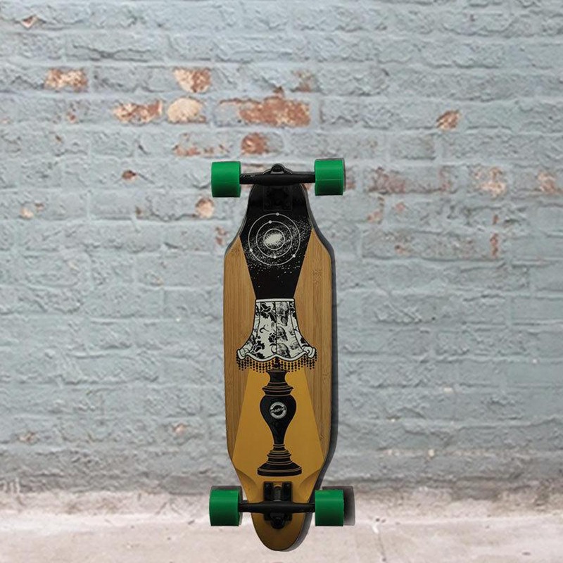 Madrid Glow In the Dark Lamp Bamboo 31″ Longboard