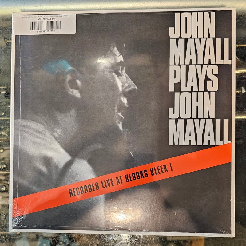 MAYALL, JOHN – JOHN MAYALL PLAYS JOHN MAYALL Vinyl LP Record *Unofficial Release*