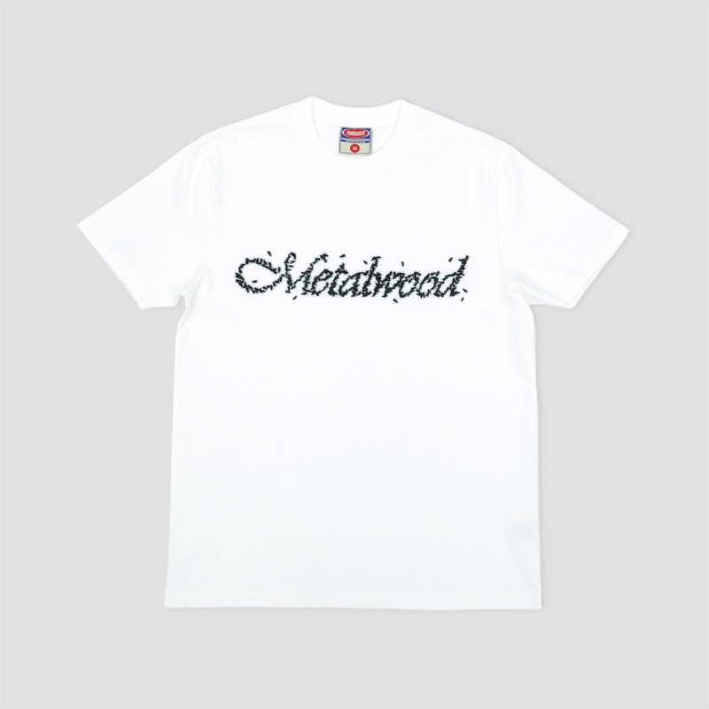 Metalwood Flies T-Shirt White Small