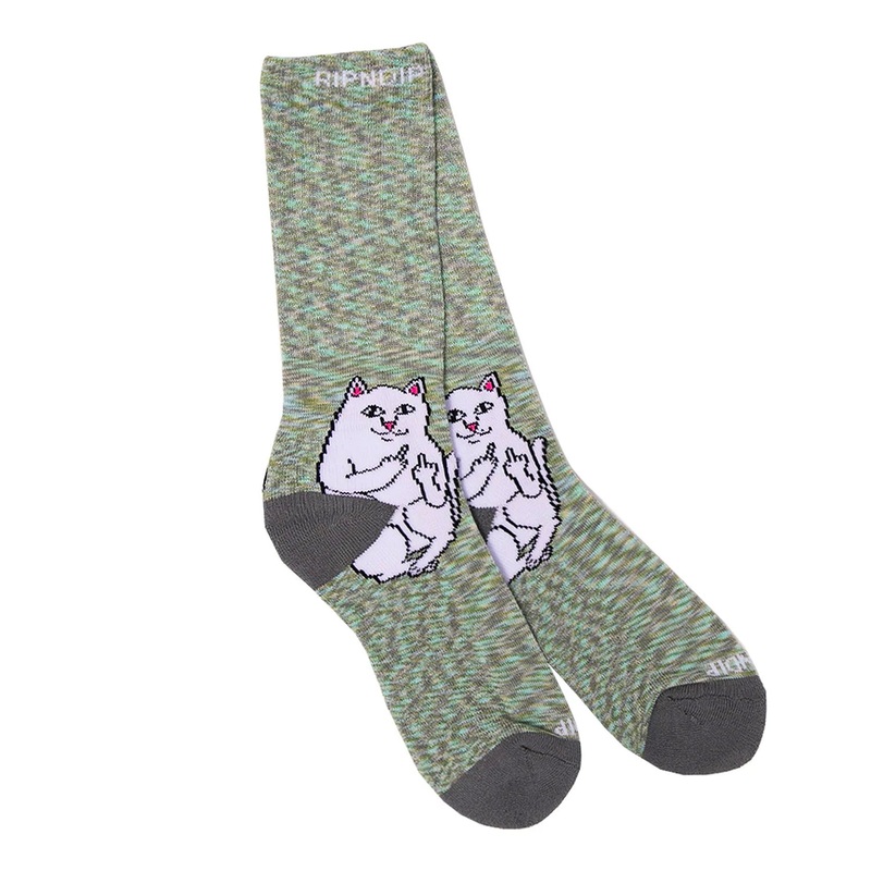 RIPNDIP Lord Nermal Socks – Grey Speckle