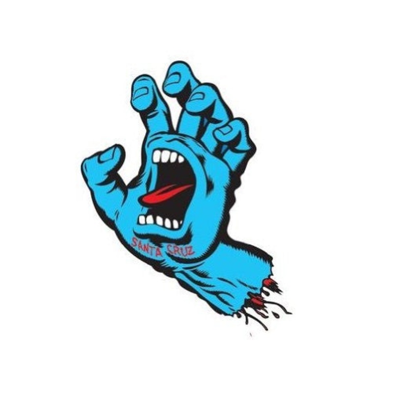 SANTA CRUZ SKATEBOARDS Screaming Hand 7.9″ Sticker