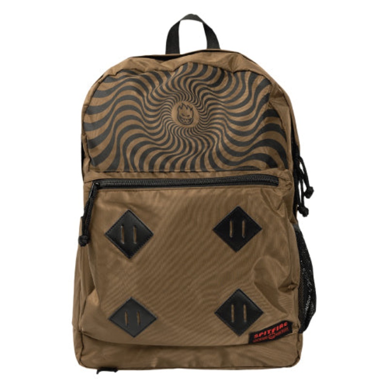Spitfire Bighead Swirl Backpack – Brown/Black