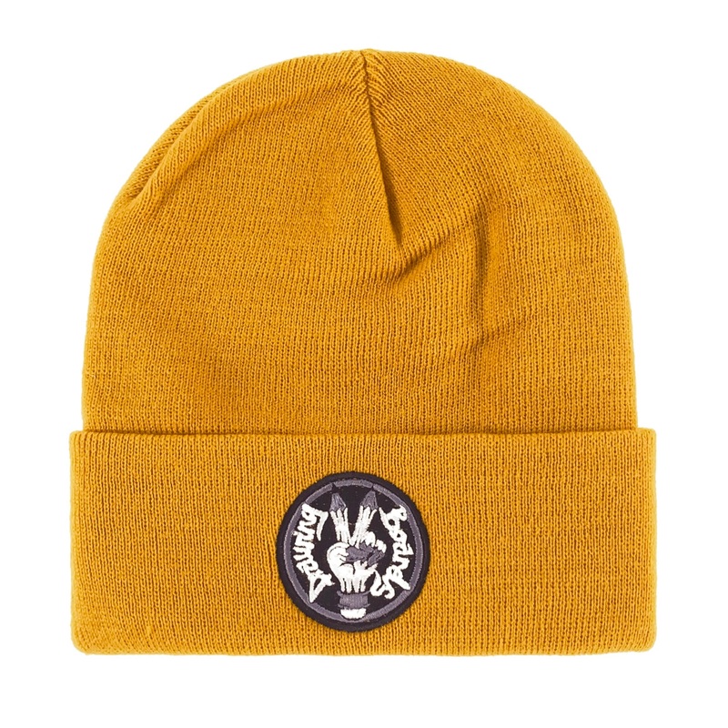 The Drawing Boards Fold Up Beanie – Mustard