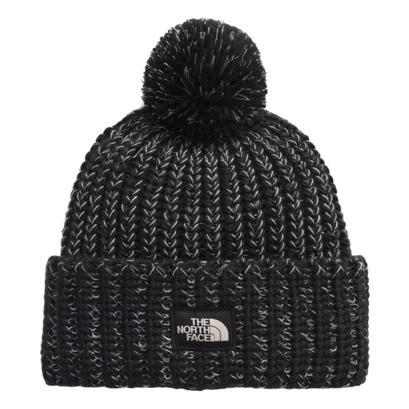 The North Face Cozy Chunk Cabin Beanie TNF Black/White Dune