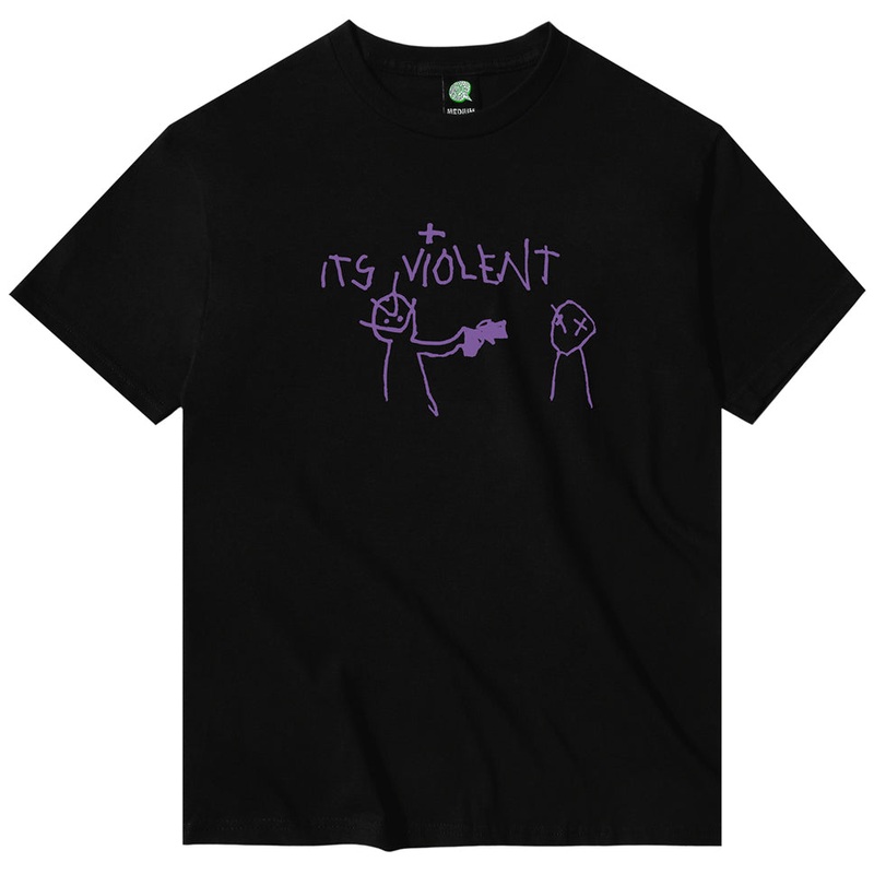Violet It’s Violent T Shirt Black Medium
