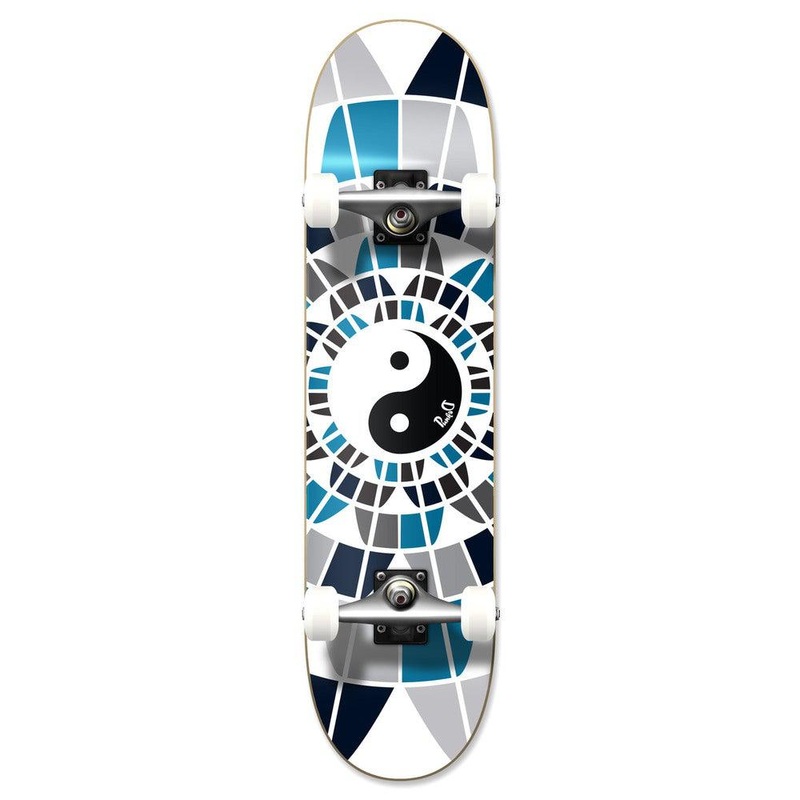 Yocaher Graphic Complete 7.75″ Skateboard – Ying Yang Complete
