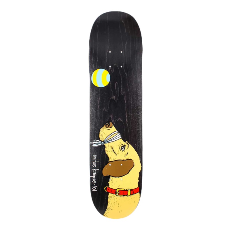 101 Natas Kaupus Dog SP Re-Issue Skateboard Deck Black Stain 7.88 7.88