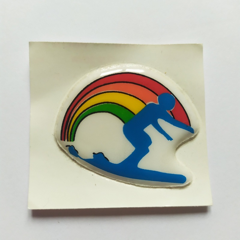 70s/80s Old School Bubble Surf Sticker