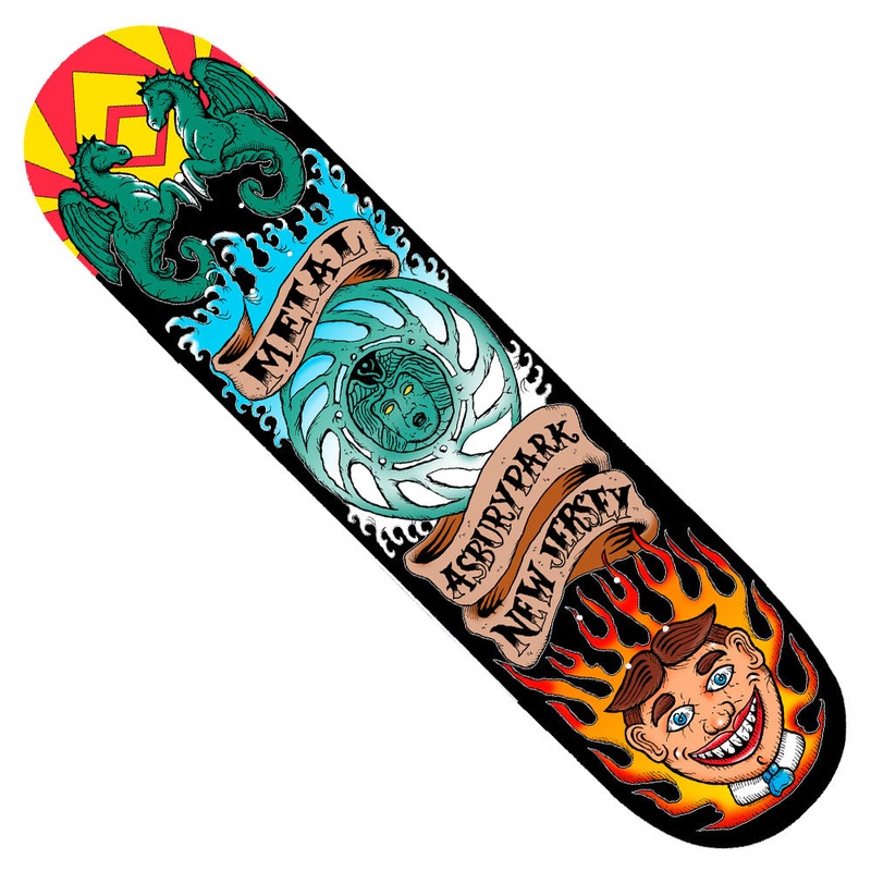 APNJ 8.5 Metal Skateboards Deck