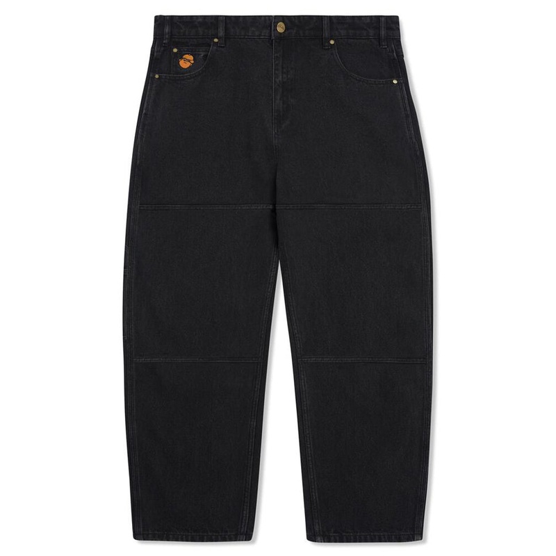 Butter Goods Santosuosso Double Knee Denim Jeans Washed Black 28
