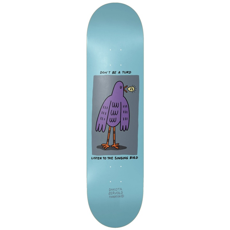 Foundation Servold Nature Rhyme 8.25″ Skateboard Deck 8.25″