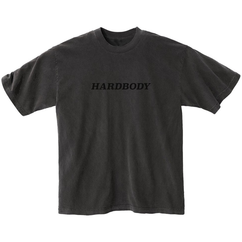 Hardbody Classic Logo T Shirt Grey/ Black Medium