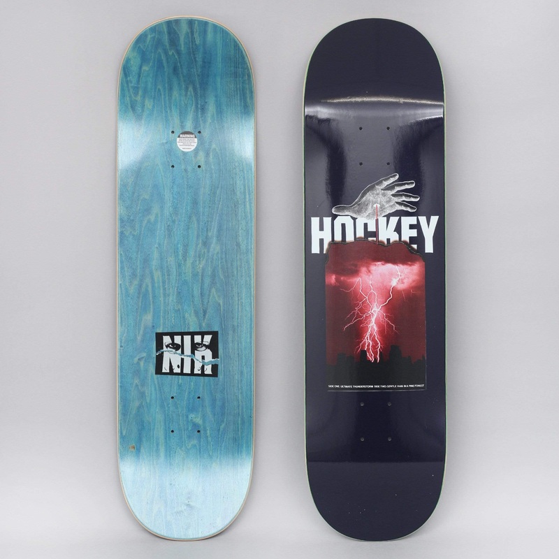 Hockey 8.25 Stain Side Two Skateboard Deck Navy