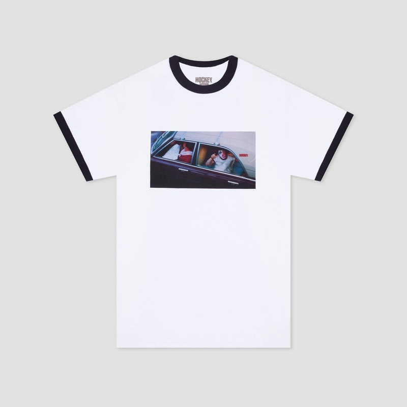 Hockey Car Kid T-Shirt White Small