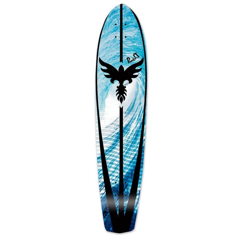 Punked Slimkick Longboard Deck – Tsunami Deck
