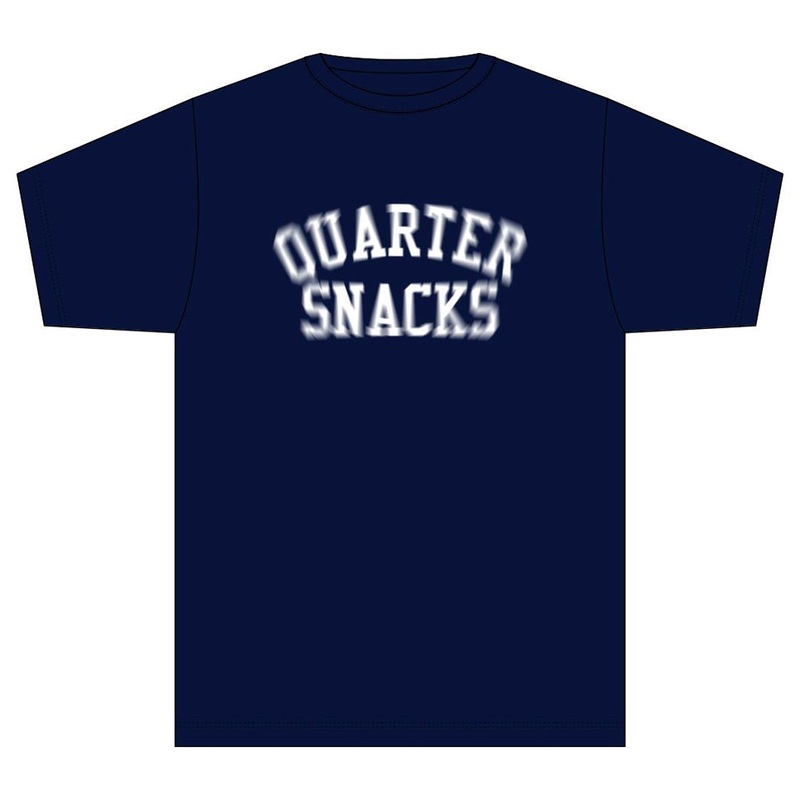 Quartersnacks Motion Arch T Shirt Navy Small