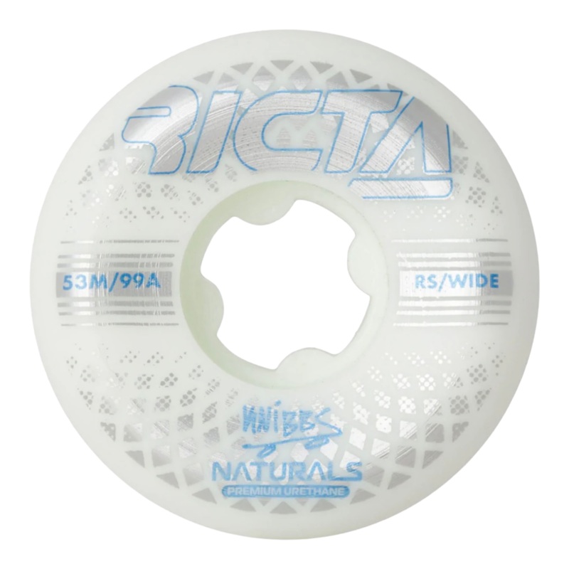 Ricta Knibbs Reflective Naturals Wide 99a Skateboard Wheels 53MM 53mm White