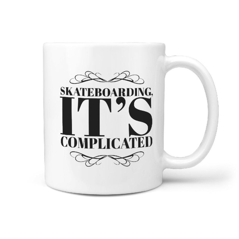 Skateboarding  IT’s Complicated – Coffee Tea Mug