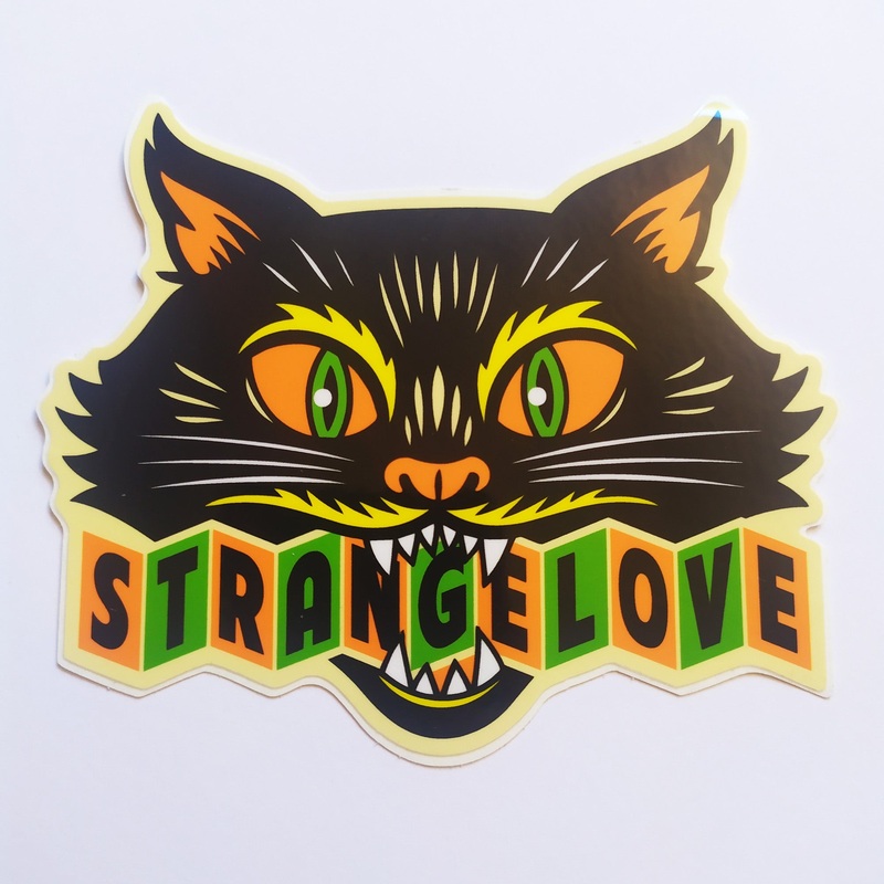 StrangeLove Skateboard Sticker – 11.5 cm x 10 cm approx