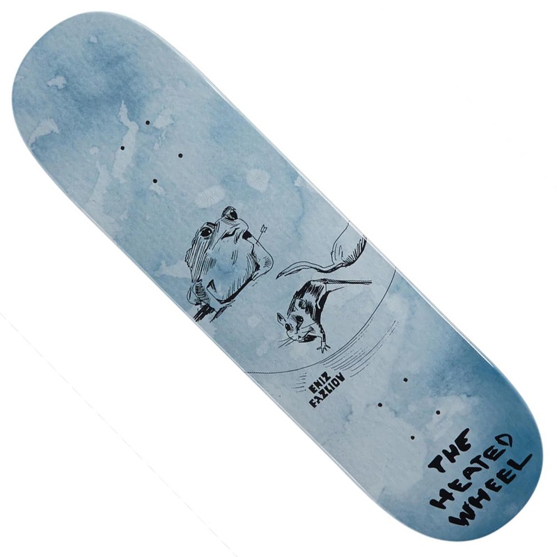 The Heated Wheel Eniz Fazliov Pierced Frog Deck Multicolor 8.25 x 31.9 WB:14.25