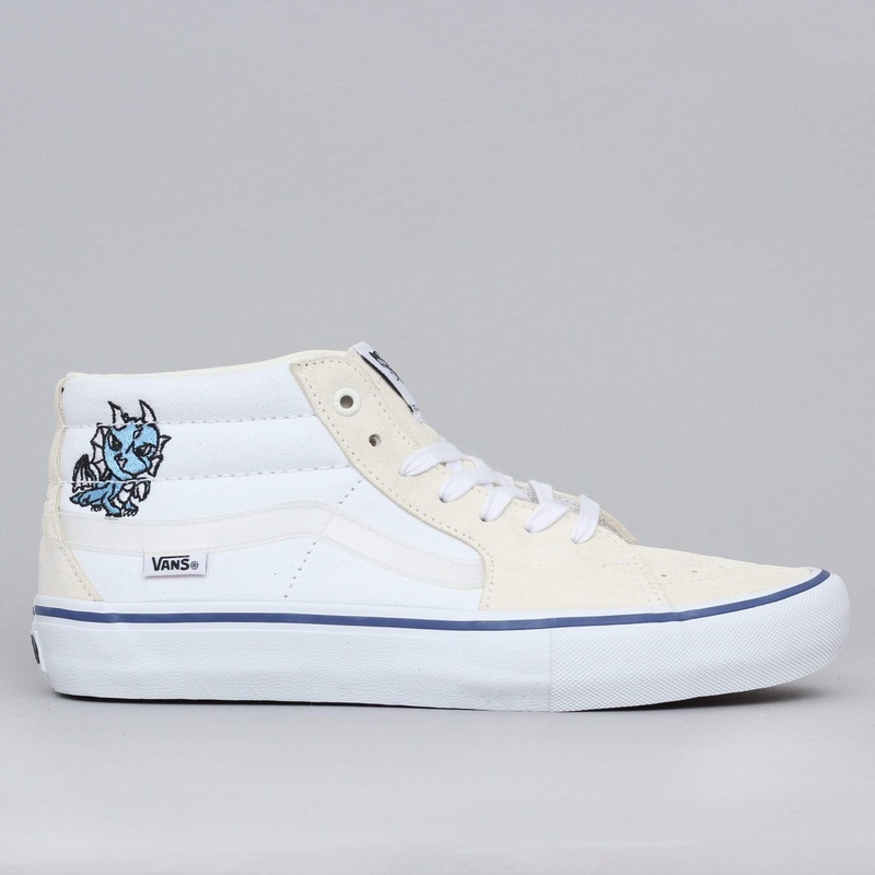 Vans Sk8-Mid Pro Ltd Shoes (Alltimers) True White UK7