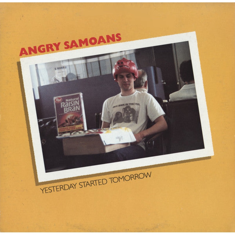 Angry Samoans  Yesterday Started Tomorrow Yellow Color Vinyl LP Record *Unofficial Release*
