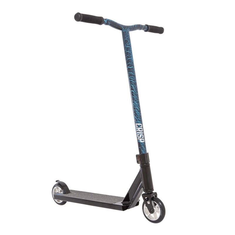 Crisp Blaster Complete Scooter – Black / Blue Cracking