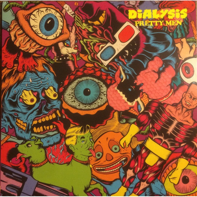 Dialysis  Pretty Men Green Translucent Color Vinyl LP Record