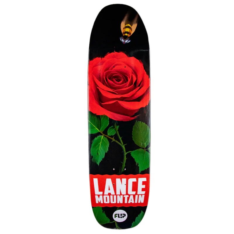 Flip Mountain Flower Power Black Shaped 9.0″ Skateboard Deck 9.0″ WB 14.375″