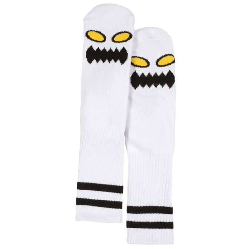 Monster Face Sock (White)