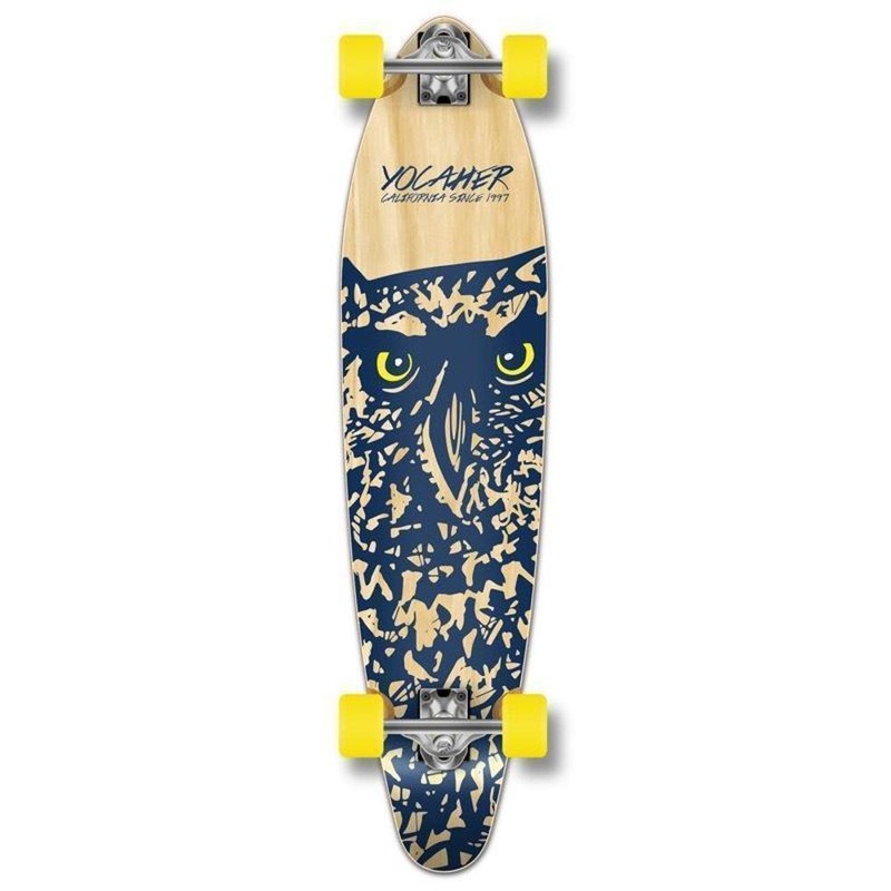 Owl 40″ Kicktail Longboard from Punked – Complete Complete