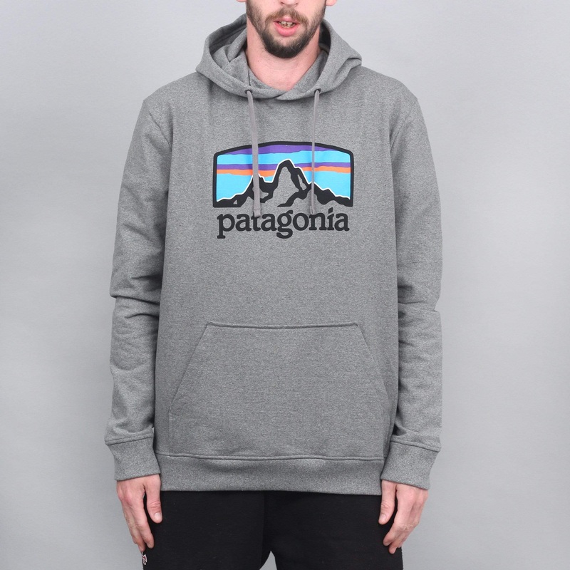 Patagonia Fitz Roy Horizons Uprisal Hood Gravel Heather Small