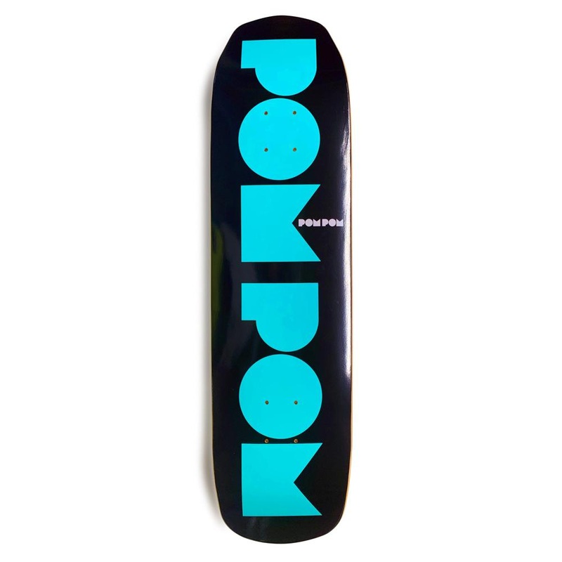 Pompom Skateboards Logo 8.25″ Skateboard Deck Deck