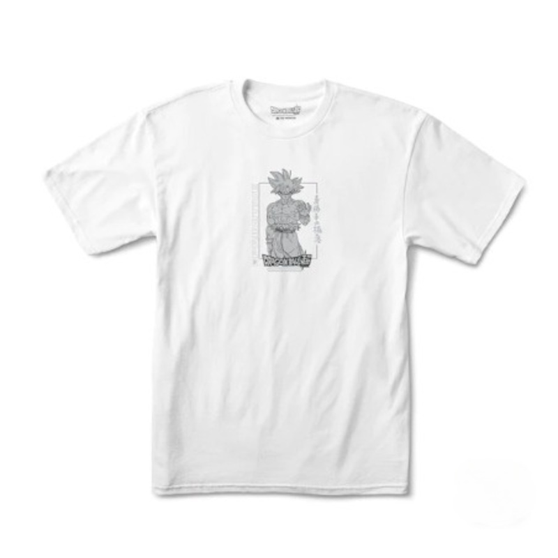 Primitive Goku Ultra Instinct Tee White Medium Medium