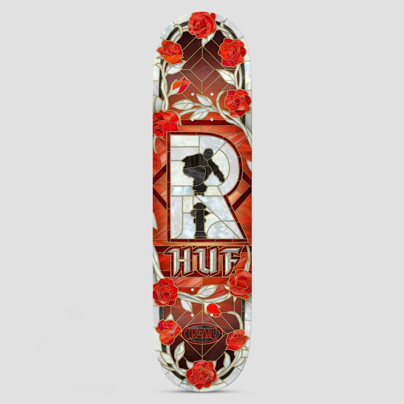 Real Huf 8.5 Cathedral Skateboard Deck Multi