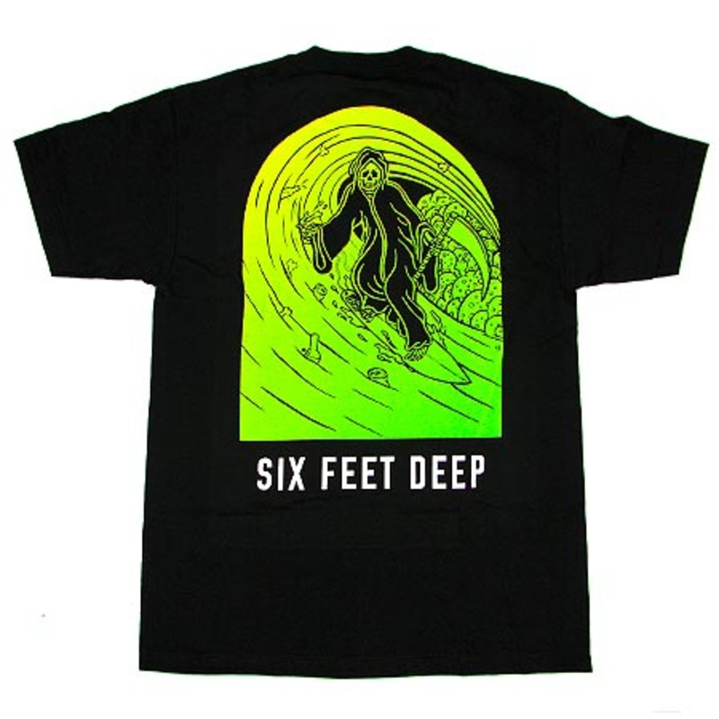 Sketchy Tank 6 FT Deep T Shirt Black Extra Large
