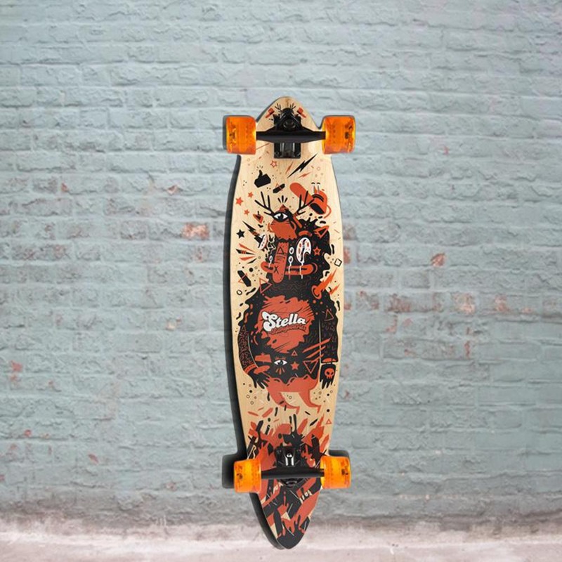 Stella Pintail Blunt Nose Monster 38 inch Longboard Complete
