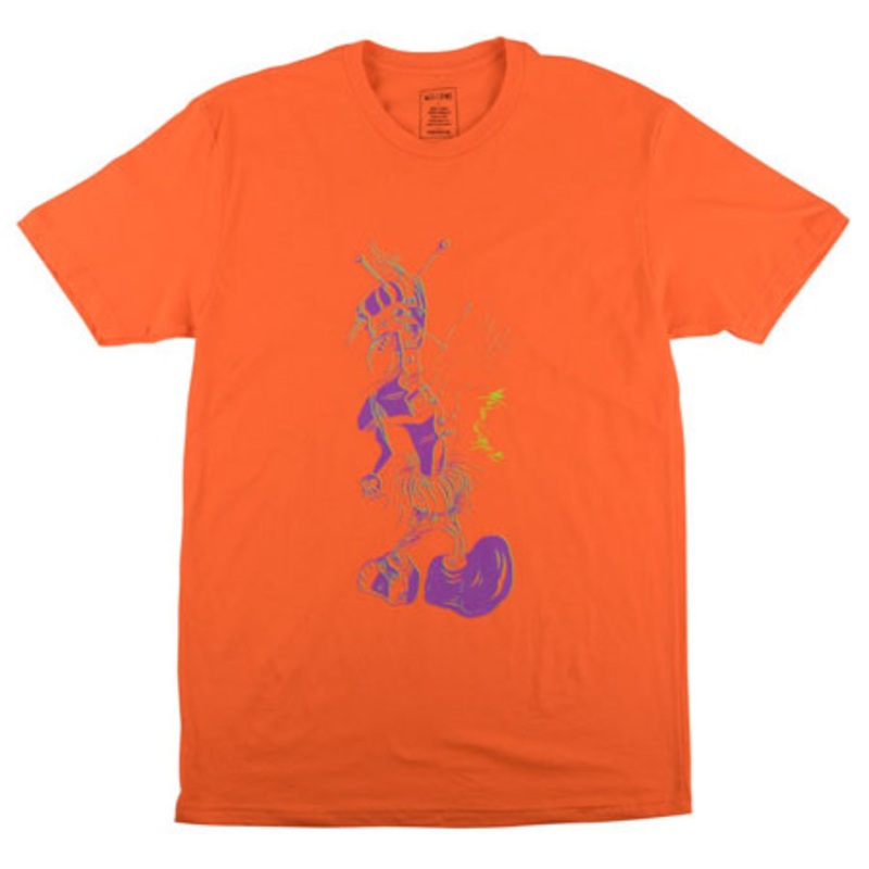 Welcome Skateboards Effigy T Shirt Orange Large