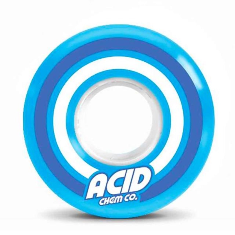 Acid Chemical Wheels Pods Conical Blue Skateboard Wheels – 55mm 86a 55mm