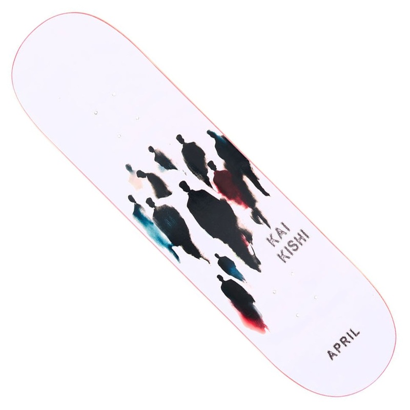 April Skateboards Kai Kishi Figures Deck Multicolor 8.25 x 31.92 WB:14