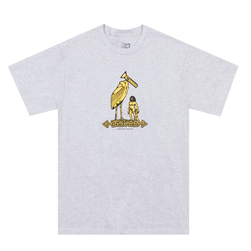 Bronze 56K Hardware History T-Shirt Heather Grey MD